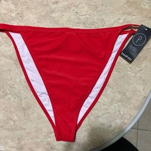 Red swim bottoms size 14 NEW